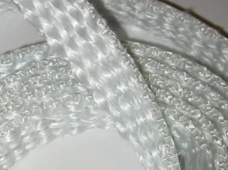 1,7m Gewebeband geflochten mit adhesive Ofen Rohr Dichtung Thermische Isolierung
