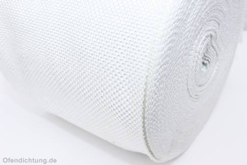 Thermo Gewebeband mit Webkanten ohne Klebefixierung 140x1,5mm  25m Rolle