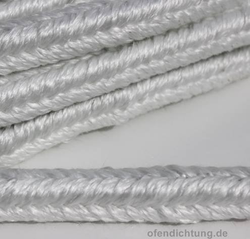 5m Glasfaser Packung 10x10mm  für Heizung Sanitär Kesseltür Heizung Klappe Ofentür Anlagenbau