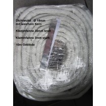 Anlagenbau Sondermaschinen Dichtungsprofil Glasfaser Fahnendichtung 18mm Wulst