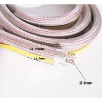 3m Fahnendichtung mit 8mm Drahtgeflecht 8mm Klemmfahne 