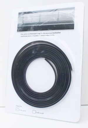 Kochfelddichtung Ceranfeld Dichtung 5,5mmx1,5mm Silikon Dichtband 3m schwarz