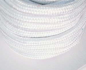 Glasfaser Packung feste Dichtschnur für Heizung Sanitär Kesseltür Dichtung 15mm Rolle 25m