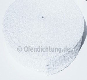 Keramikfaser Gewebeband Flachdichtung mit Inconel 1000°C 1260°C  25x3mm