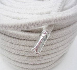 50m Keramikfaser Packung 12x12mm Vierkant Dichtung 