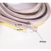 3m Fahnendichtung mit 8mm Drahtgeflecht 8mm Klemmfahne 