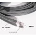 2m Fahnendichtung mit 8mm Drahtgeflecht 10mm Klemmfahne 