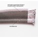 Fahnendichtung 10m Ofendichtung Dichtschnur Dichtband verschrauben montieren
